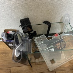45cm水槽セット（濾過器・ライト・ヒーターなど一式）の画像
