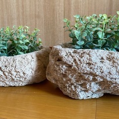 軽石鉢2個セットの画像