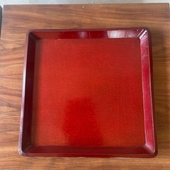 お盆　漆器　木製の画像