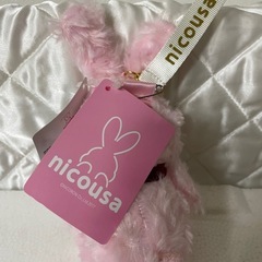 藤田ニコル プロデュースブランド『ニコうさ』ぬいぐるみキーホルダー🐰新品の画像