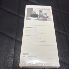携帯用扇風機 首かけファンピンクの画像
