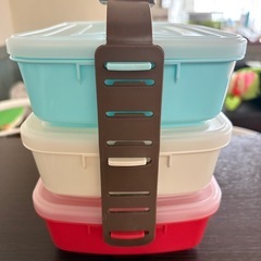 3段お弁当箱♪運動会、ピクニックなどなどの画像