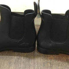 大きいサイズ　【郵便可】サイドゴア　新品レインシューズの画像