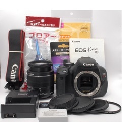 ✨バリアングル液晶✨Canon kiss X5 付属品充実 取説付き 動作良好◎の画像