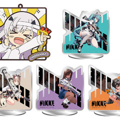 一番くじ 『NIKKE』 ラバーコースター、アクリルスタンド ５点セットの画像