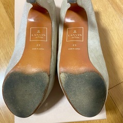 ランバンオンブルー　ピンクベージュパンプス　23の画像