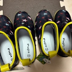 ビニール　靴　19㎝、20㎝の画像