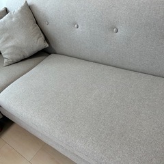 【美品！！３人掛けカウチソファ】の画像