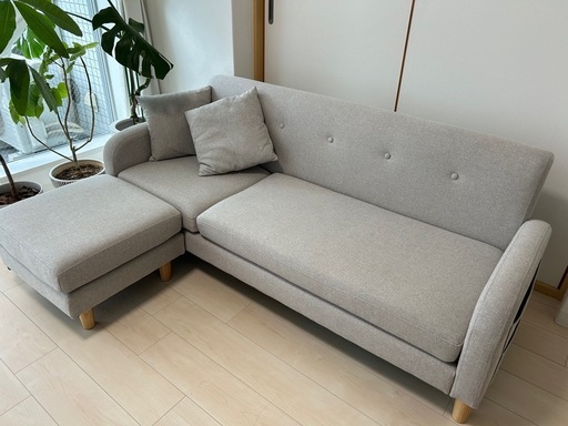 【美品！！３人掛けカウチソファ】
