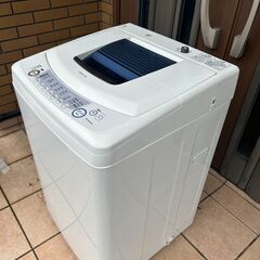 東芝 全自動洗濯機 AW-60GA（風乾燥機能付き）7kg容量 中古　2005年4月発売モデル　屋外保管の画像