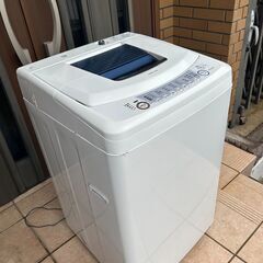 東芝 全自動洗濯機 AW-60GA（風乾燥機能付き）7kg容量 中古　2005年4月発売モデル　屋外保管の画像