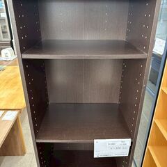 ★リユースのサカイ高崎店★TJ13056  棚 ダークブラウン H174.5×D30×W42 クリーニング済みの画像