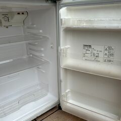 東芝 2ドア冷蔵庫 GR-H14T 137L（冷凍42L／冷蔵95L）中古　2005年12月発売モデル　屋外保管の画像