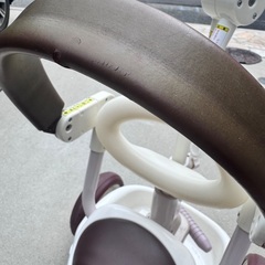 iimo 折り畳める三輪車　美品　ホワイト　箱ありの画像