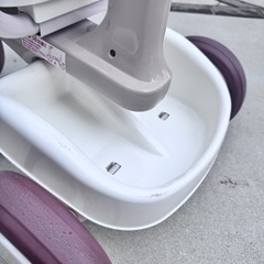 iimo 折り畳める三輪車　美品　ホワイト　箱ありの画像
