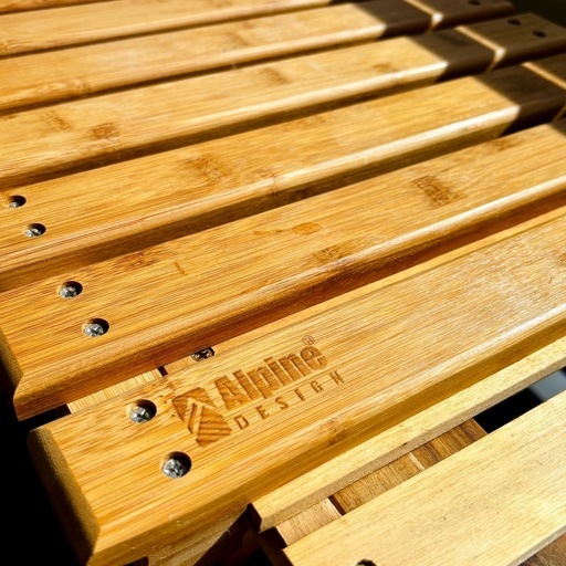 アルパインデザイン ウッドラック4段ワイド テーブル・チェア テーブル