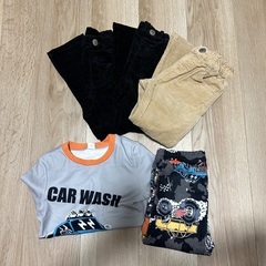 男の子／男児服　キッズ100〜110センチ　秋〜冬用洋服など　計22点の画像