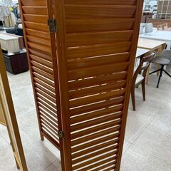 ★リユースのサカイ高崎店★TJ13059  パーテーション 茶 H148.8×D2×W126 クリーニング済みの画像