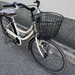 345番　全車両格安販売‼️ 26インチ 変速　シティサイクル　ママチャリの画像