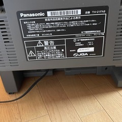 懐かしいブラウン管テレビの画像