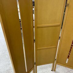 ★リユースのサカイ高崎店★TJ13060  パーテーション ライトブラウン H128×D3×W102 クリーニング済みの画像