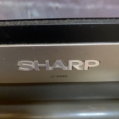 テレビ　LC-40AE6 AQUOS SHARPの画像