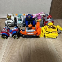 パウパトロール　ビークル＋キャラクターフィギュア　9セットとおまけの画像