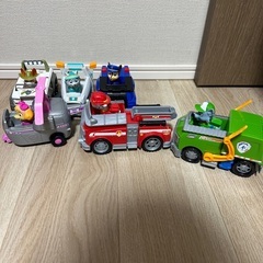 パウパトロール　ビークル＋キャラクターフィギュア　9セットとおまけの画像