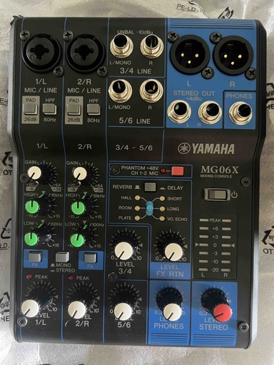 アナログミキサー　YAMAHA ( ヤマハ ) / MG06X アナログミキサー 6ch
