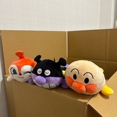アンパンマン等 ぬいぐるみ詰め合わせの画像