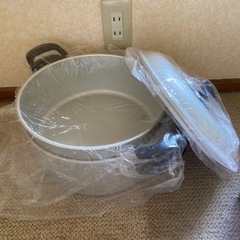 新品未使用　　二段蒸し器28せんちセンチの画像