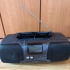 SANYO   ラジカセ　 CD カセット　動作品の画像