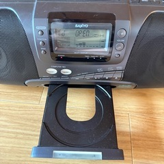 SANYO   ラジカセ　 CD カセット　動作品の画像