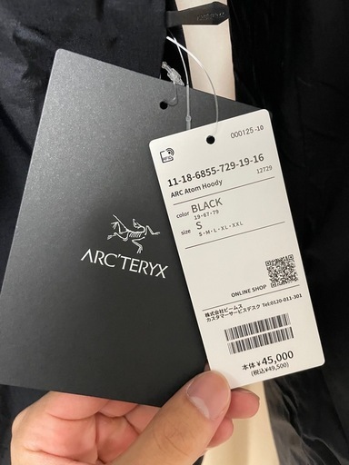 ARC'TERYX atom hoody Sサイズ