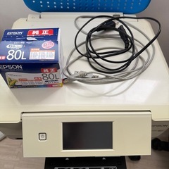 EPSON プリンター　インク　純正　EP-807AW IC6CL80LLの画像