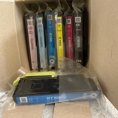 EPSON プリンター　インク　純正　EP-807AW IC6CL80LLの画像