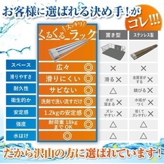 【Latuna ラチュナ】 水切りラック シンク上 食器 水切りカゴ くるくるスッキリラック 抗菌 コンパクト 錆びない シリコン シンク 省スペース ワイド 乾燥 (52 × 33cm グレー)の画像