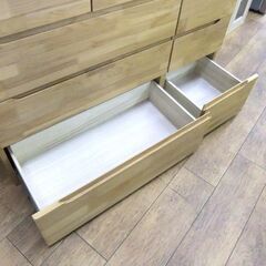 ニトリ ローチェスト アルナス120-4LC 4段 チェスト 箪笥 タンス 衣類収納 札幌市厚別区 厚別店の画像