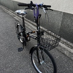 357番　全車両格安販売‼️ 20インチ 変速　折り畳み　ミニベロ　ミニチャリの画像
