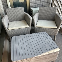 ケター　アウトドア　チェア+デスク　の画像