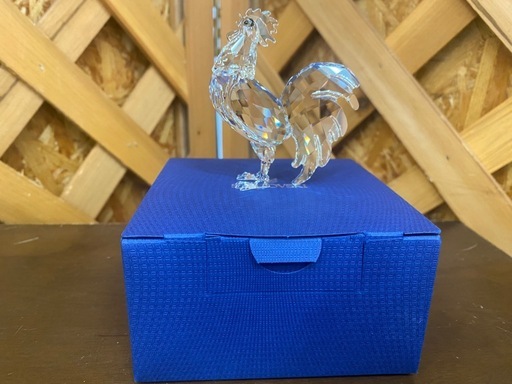 【愛品館 江戸川店】スワロウフスキー 雄鶏 鳥 クリスタル 置物ID:112-052151-007