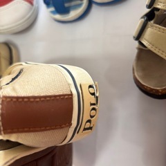 12㌢〜15㌢　polo サンダル　靴　子供よう用の画像