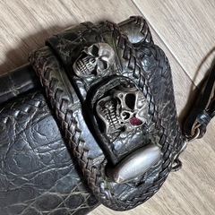 funny 長財布 オスカー レア ワニ革の画像