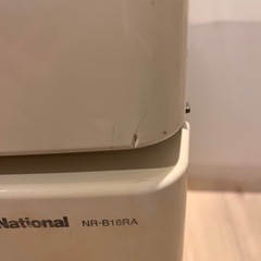 【レトロ冷蔵庫】ナショナルNR-B16RA-DE形の画像