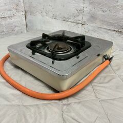 【Rinnai】 リンナイ 1口ガスコンロ RT-1KS LPガス用 ガスホース付き 卓上コンロ 調理器具 キッチン用品 A0628の画像