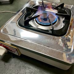【Rinnai】 リンナイ 1口ガスコンロ RT-1KS LPガス用 ガスホース付き 卓上コンロ 調理器具 キッチン用品 A0628の画像