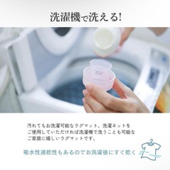洗えるラグ　カーペット　マット　絨毯　ホットカーペットの画像