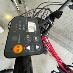 神奈川県！引き取り限定！Panasonic パナソニック 電動自転車 電動アシスト自転車 充電器付　8.9Ah BE-ELCF63R 赤　レッド　NKJ062の画像