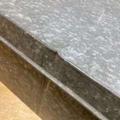 【昭和レトロ/長期保管品/お引取限定】■ブリキ製衣裳ケース■W660mm×D360mm×H320mm■の画像