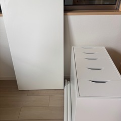 IKEA PCデスクLAGKAPTEN ラグカプテン / ALEX アレクスの画像
